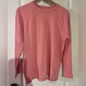 Aerie Coral Long Sleeve Top